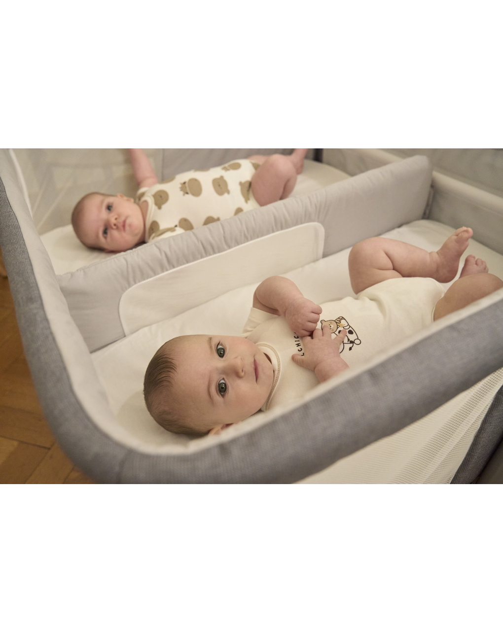 Culla next2me twins magnet grey - chicco
