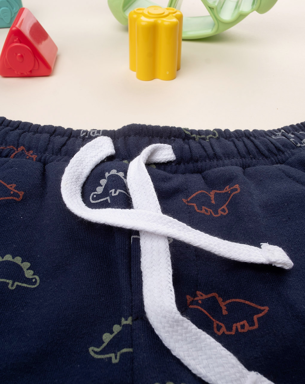 Pantalone bimbo blu dino allover