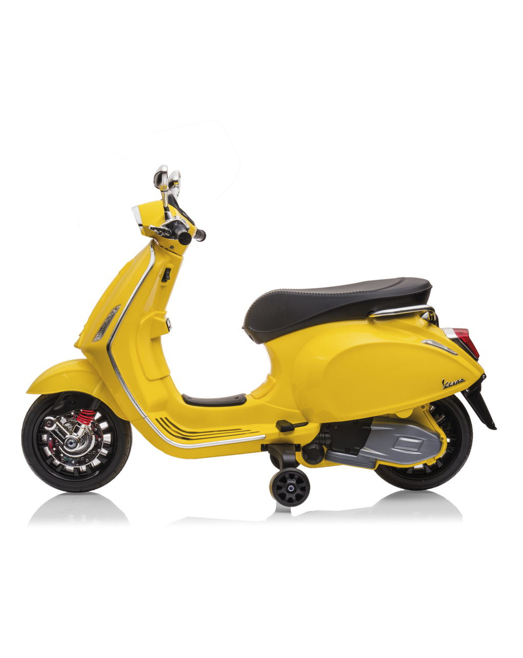Vespa elettrica per bambini piaggio 12v – giallo sole