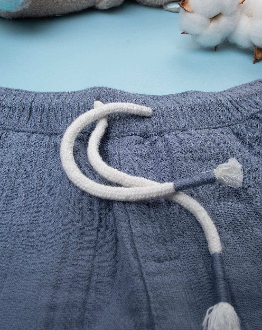 Shorts bimbo blu "happiness mood"