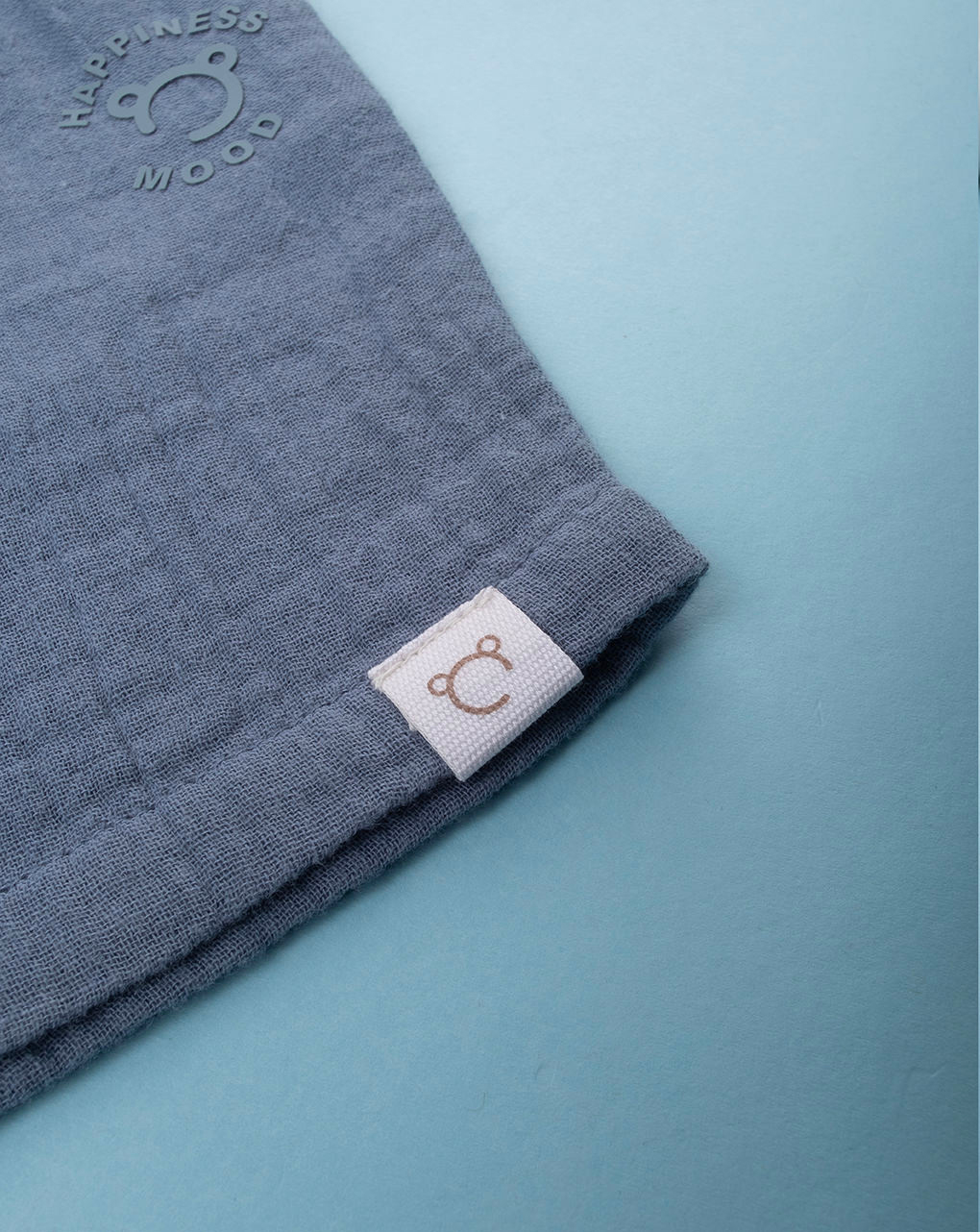 Shorts bimbo blu "happiness mood"