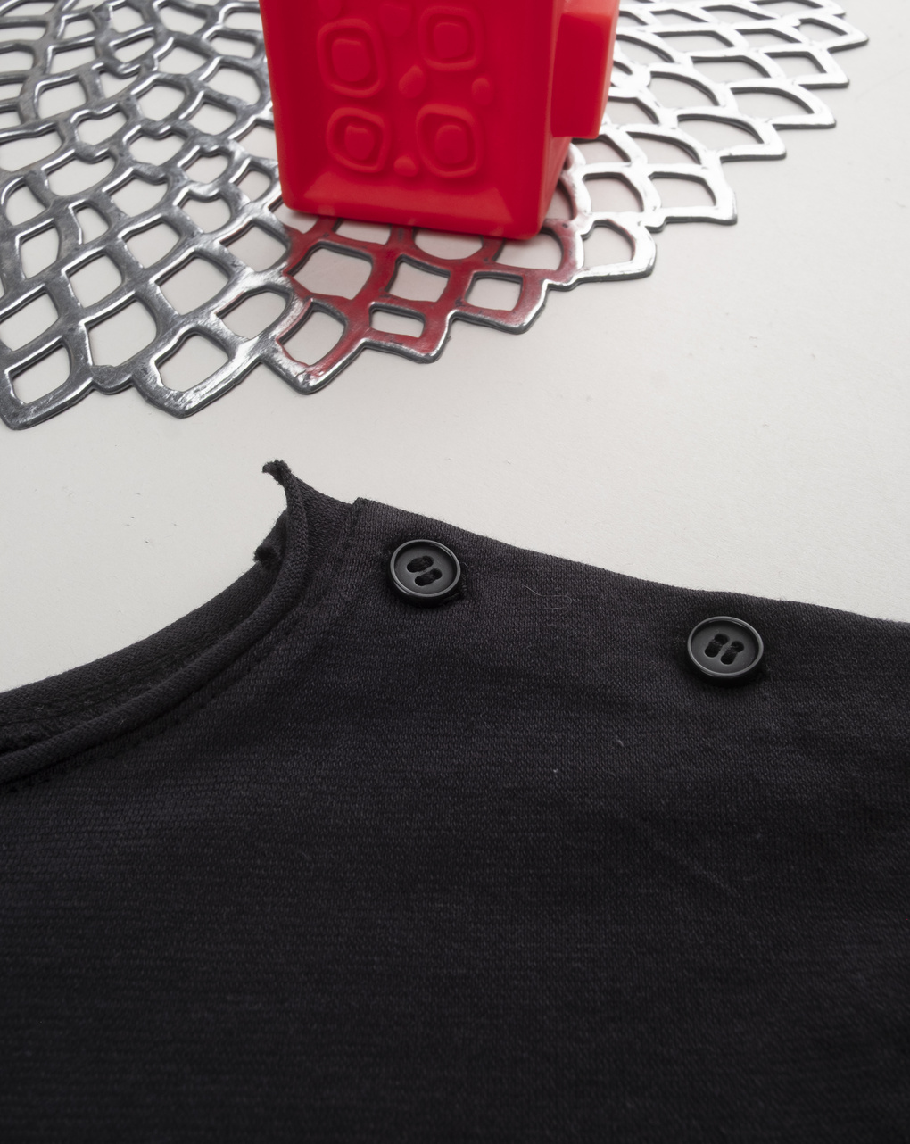 Completo bimba bianco/blu ciliegie