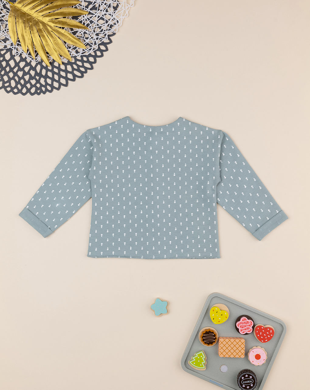 Cardigan bimba verde