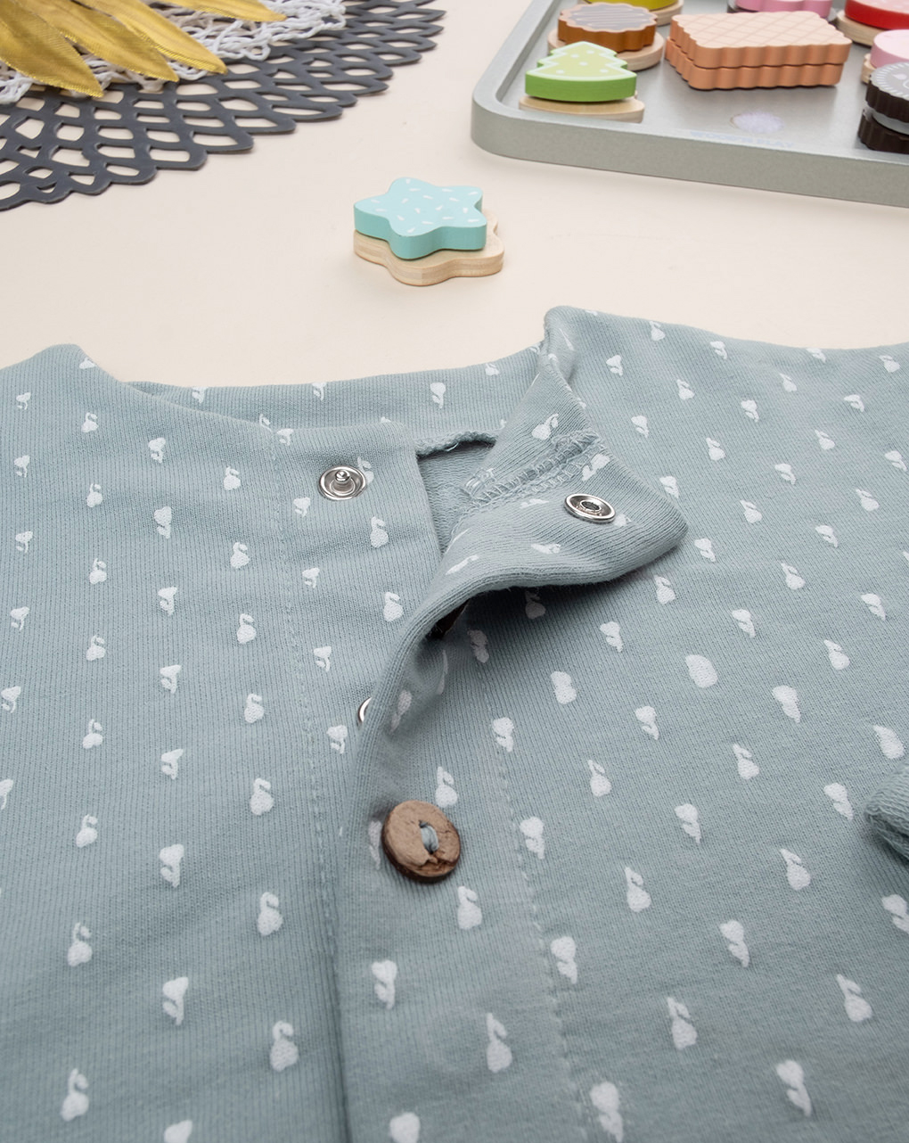 Cardigan bimba verde