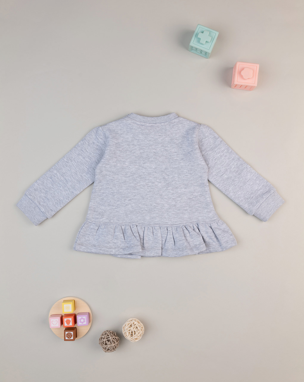 Felpa bimba grigia paw patrol