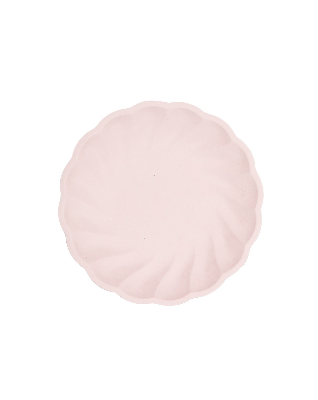 Piatto rotondo vert 19 cm - 6 pezzi -  rosa