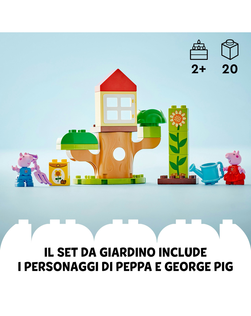 Il giardino e la casa sull’albero di peppa pig – 10431 – lego duplo