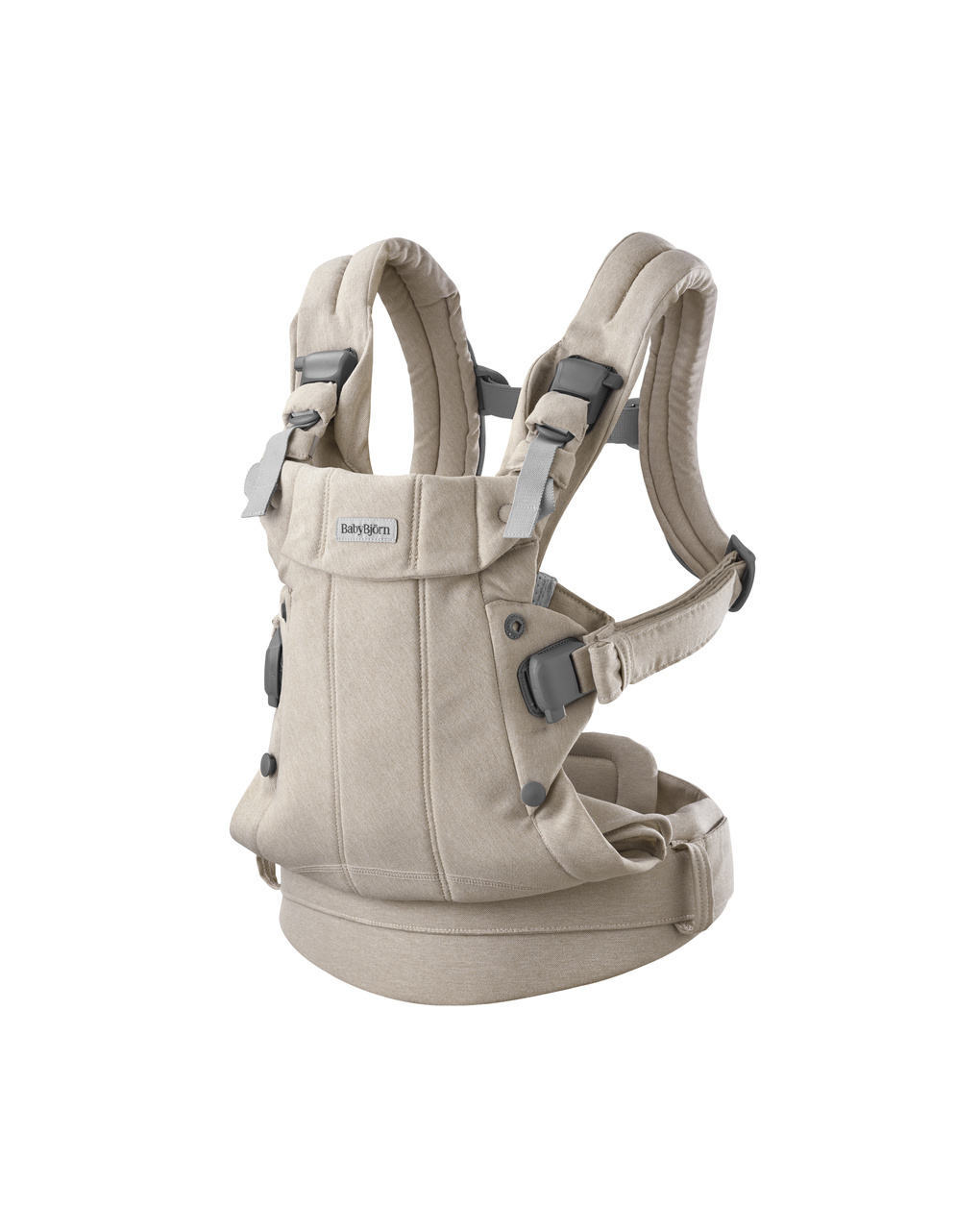 Marsupio baby carrier harmony woven light beige mélange - babybjörn