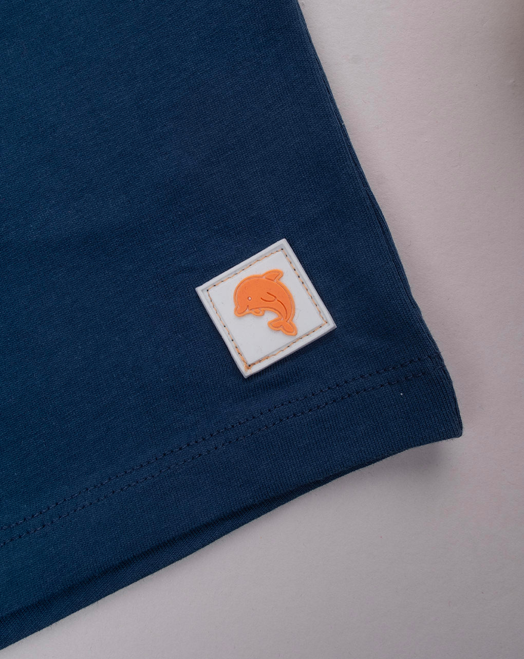 Completo bimbo arancione/blu