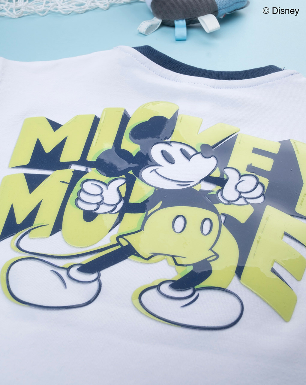 Completo bimbo mickey mouse bianco/blu