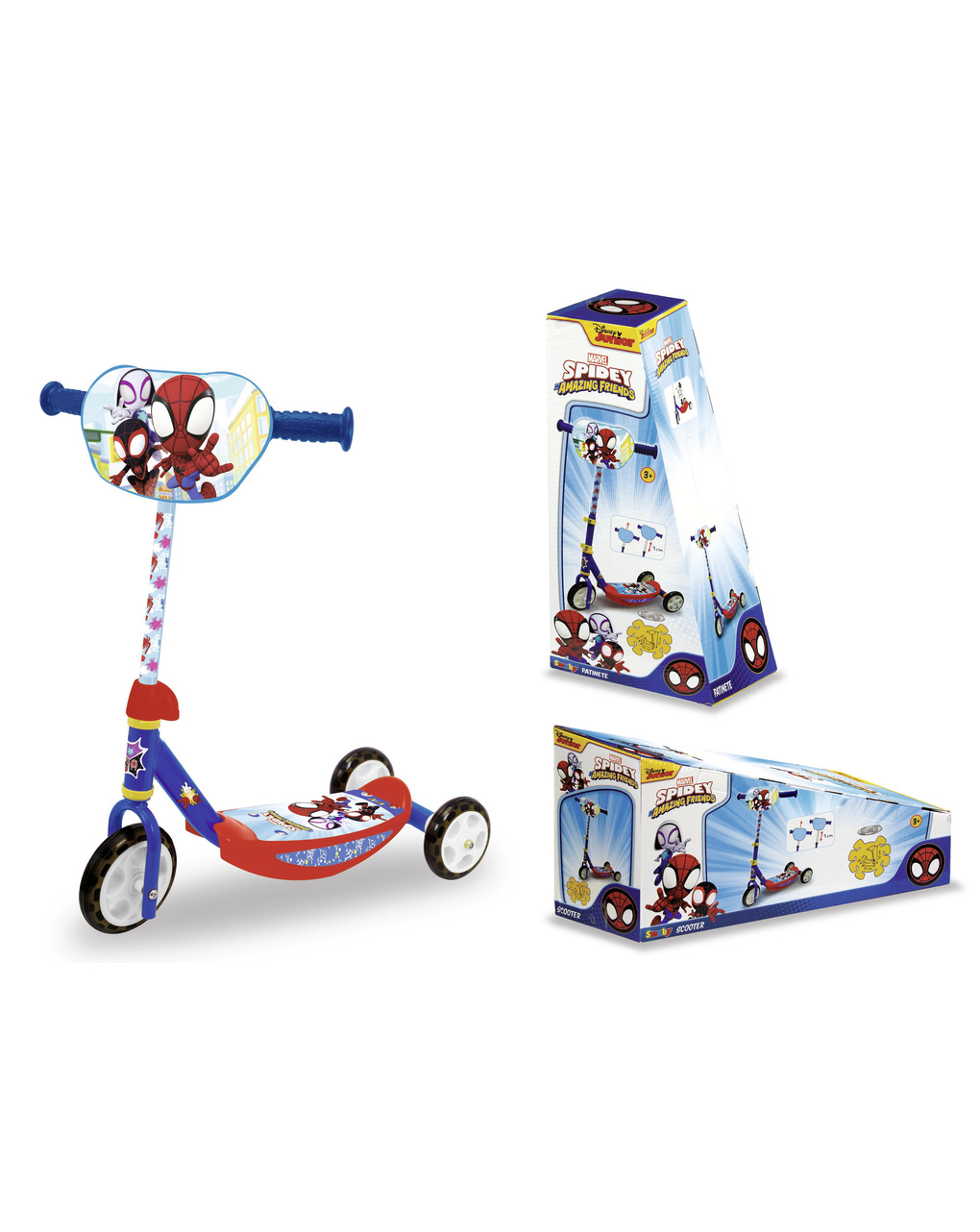 Monopattino tre ruote spidey - 3+ - simba