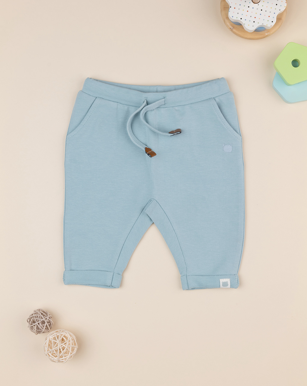 Pantalone bimbo azzurro
