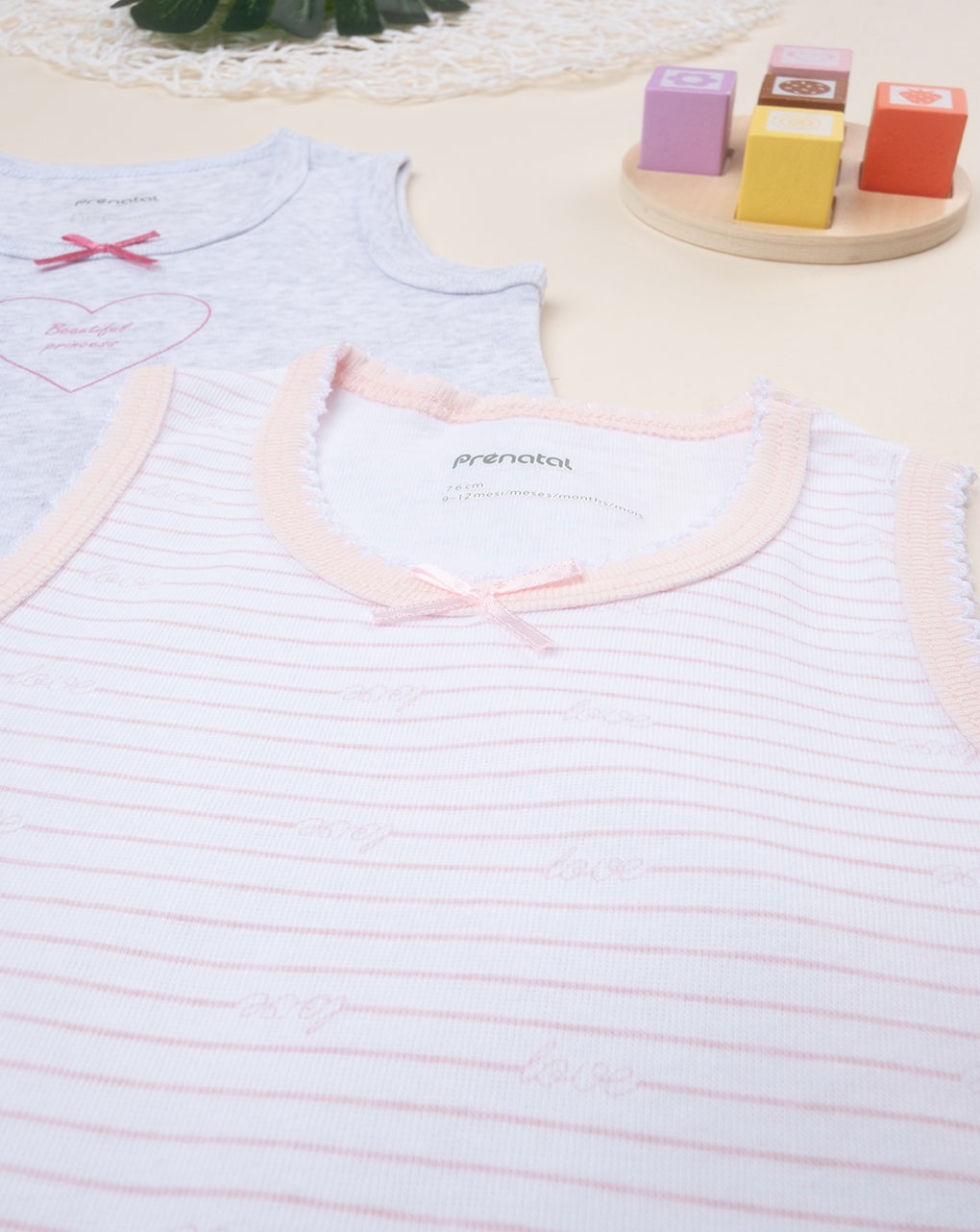 Pack x2 body spalla larga bimba