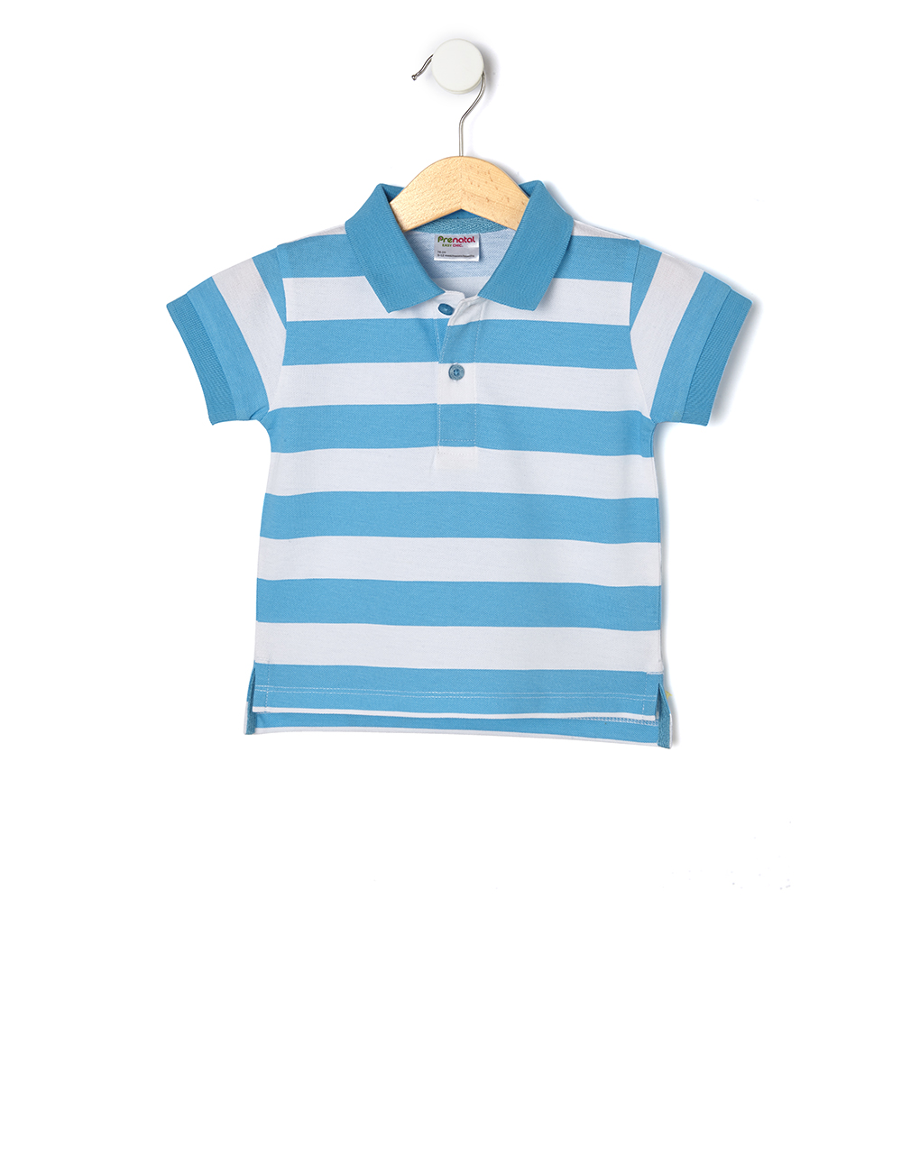 Polo piquet con fantasia a righe