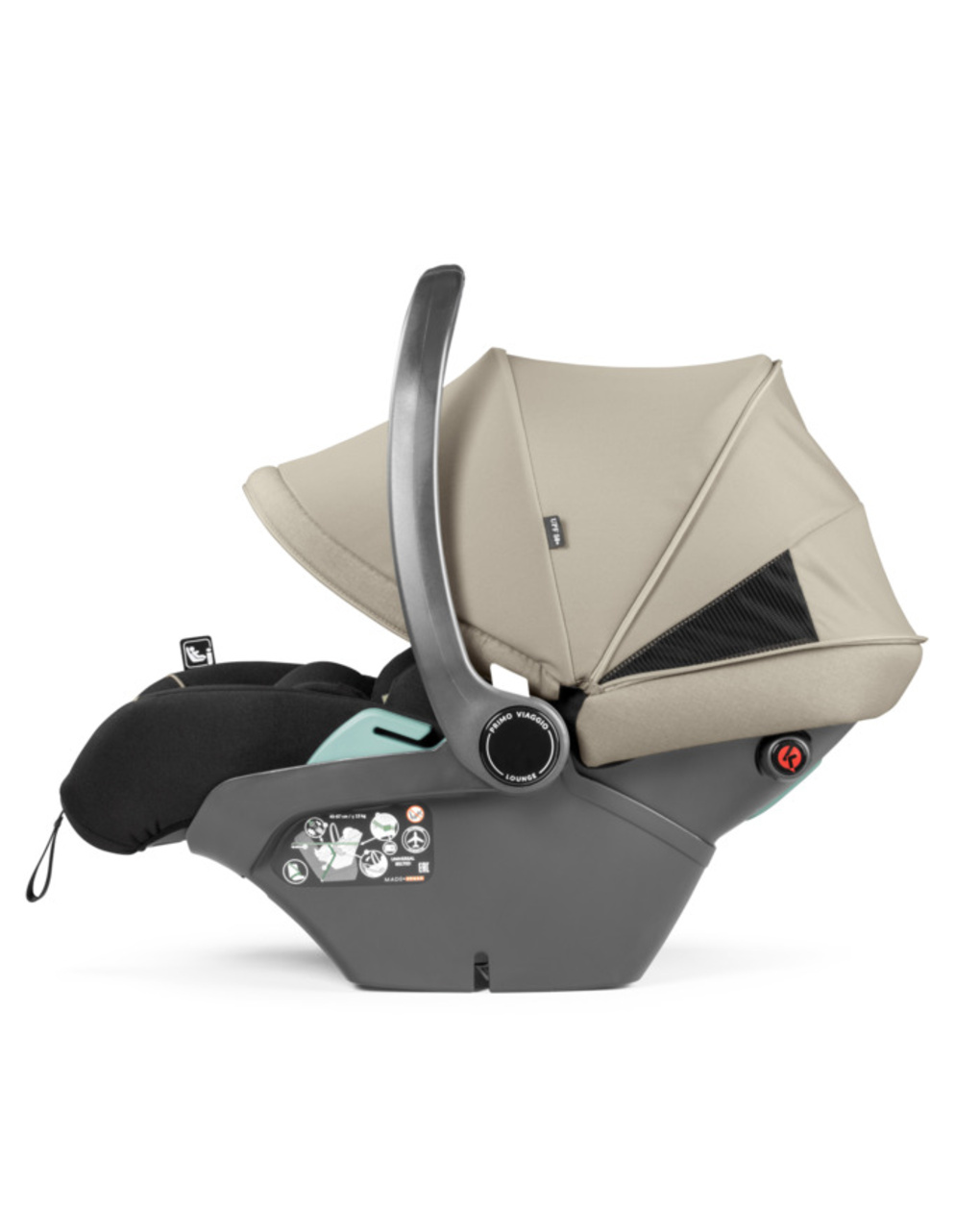 Seggiolino auto i-size primo viaggio lounge - vanilla blend - peg perego
