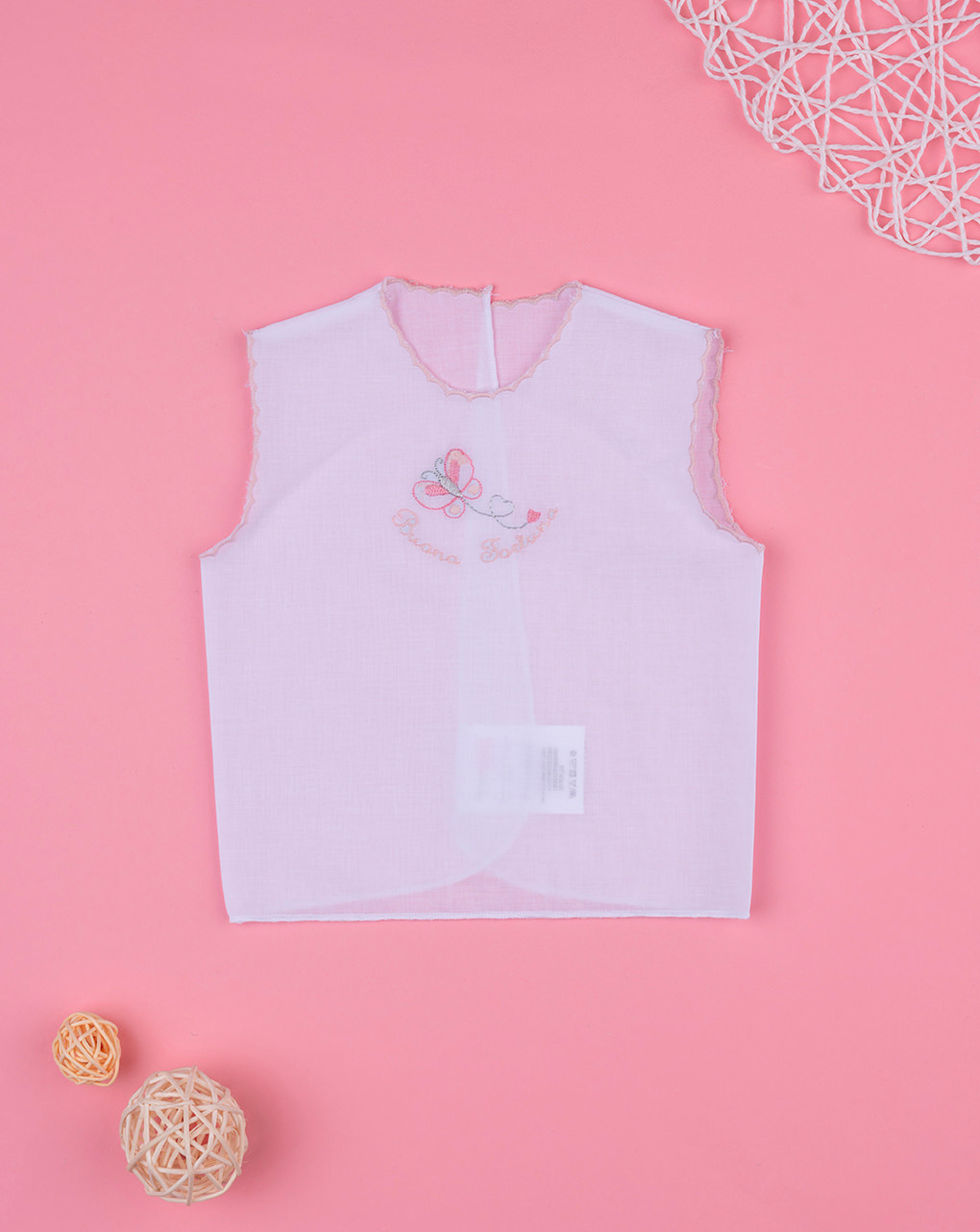 Camicino della fortuna neonata rosa