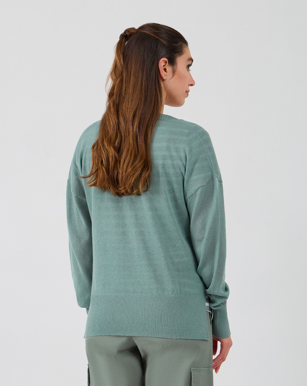 Maglioncino premaman verde salvia