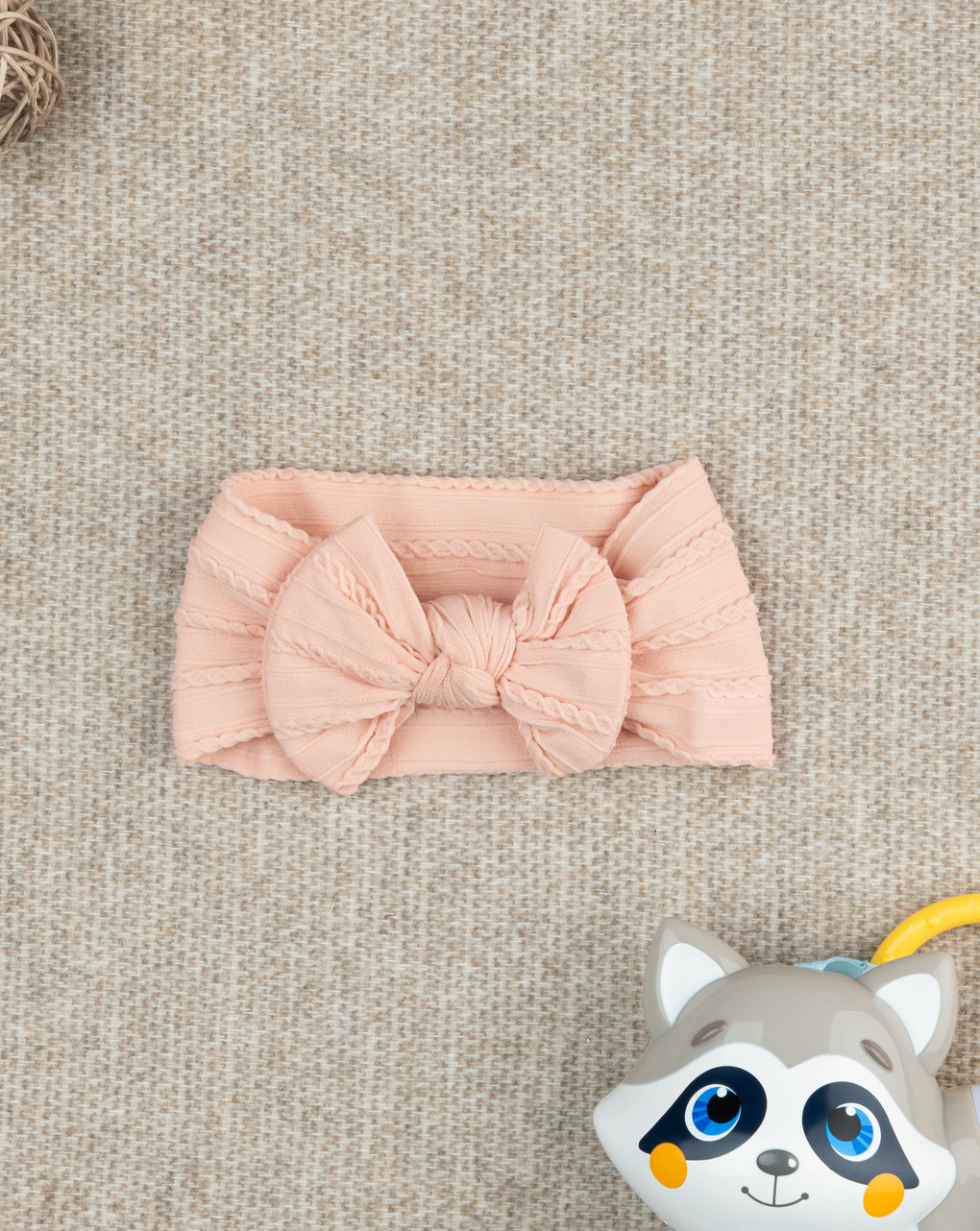 Fascia capelli bimba rosa