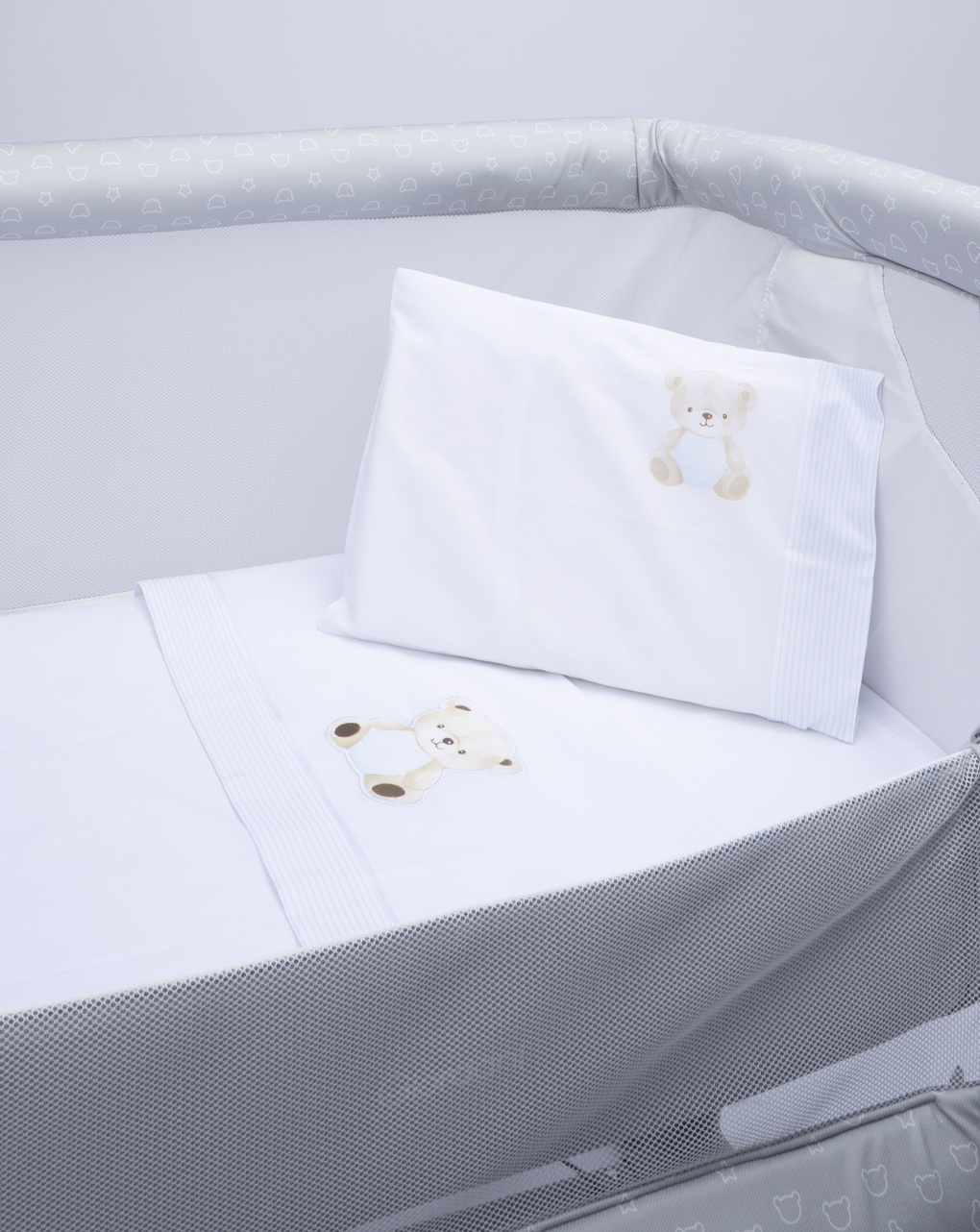 Set 3 pezzi culla orsetto