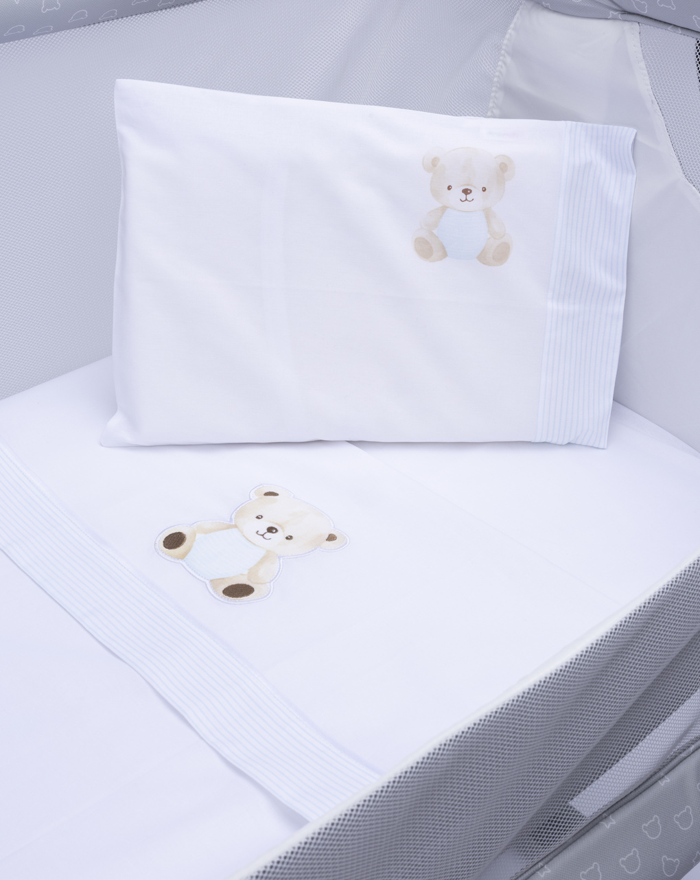 Set 3 pezzi culla orsetto