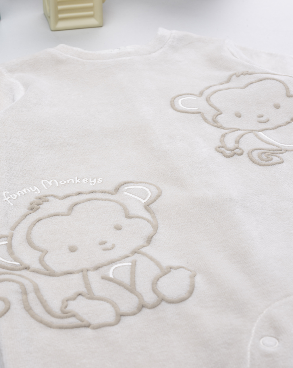 Tutina bimbo marrone scimmiette