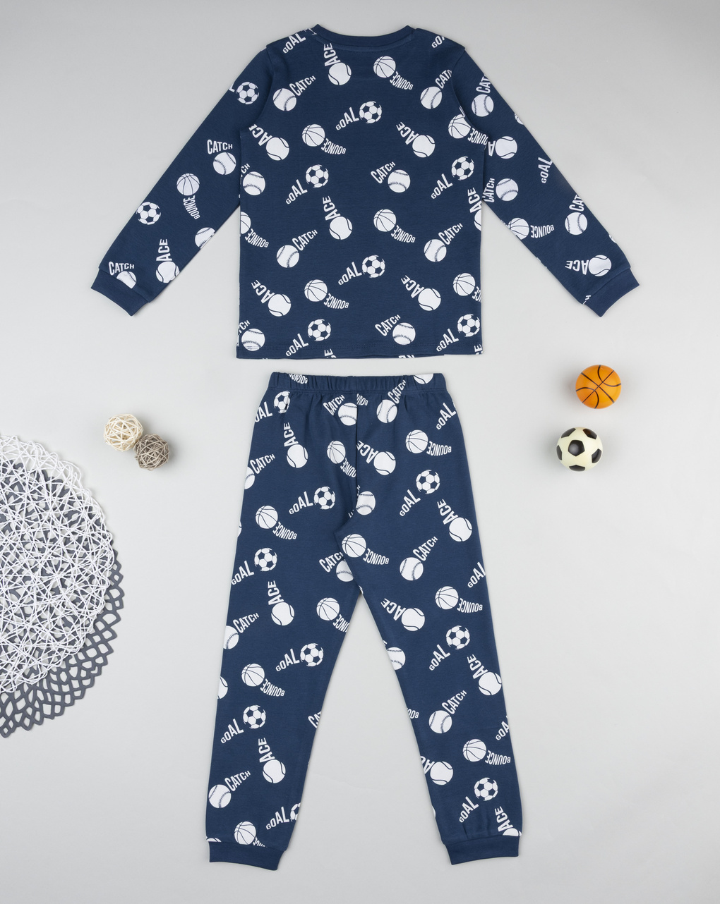 Pigiama bimbo blu sport