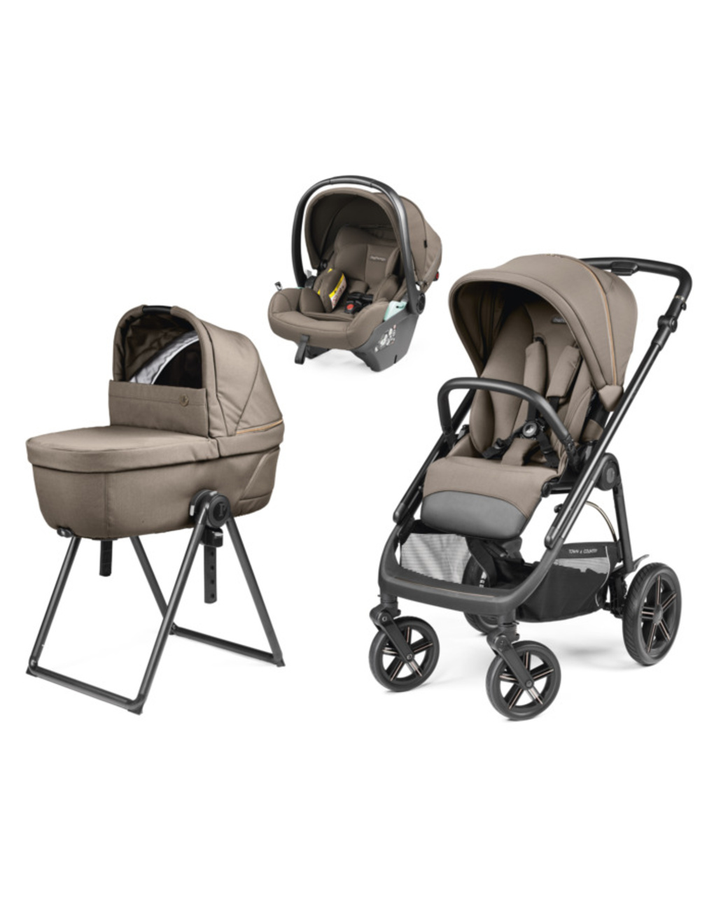 Trio veloce tc belvedere lounge - pinebark - peg perego