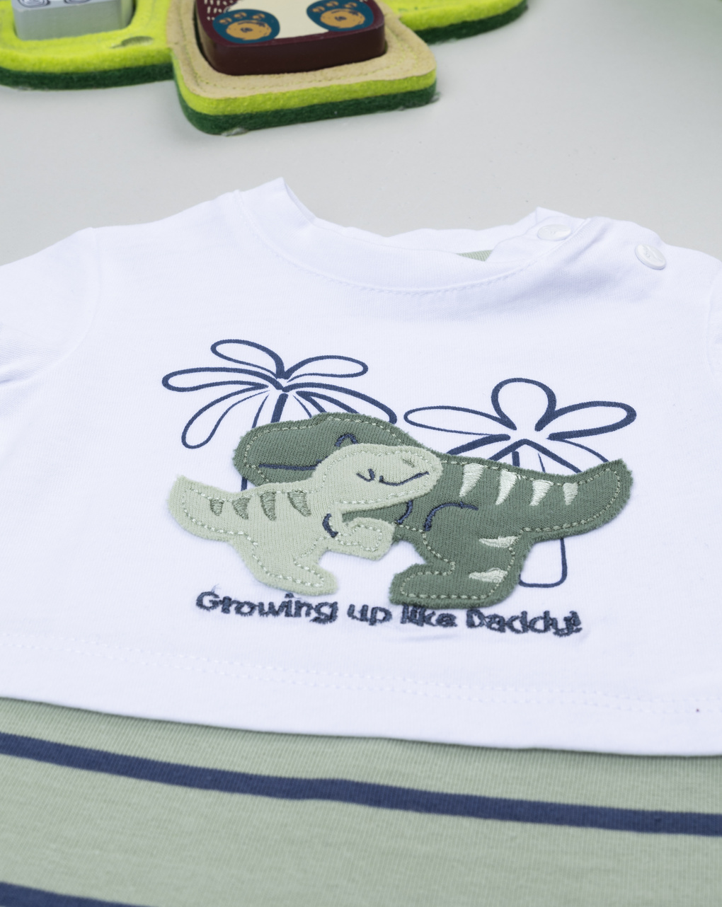 Pagliaccetto effetto doppio dinosauri