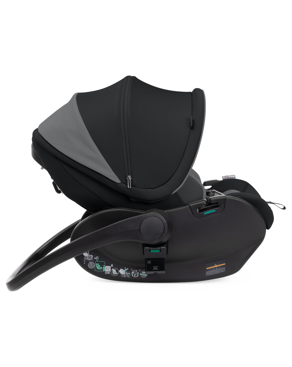 Seggiolino auto first seat recline black satin 40-87cm - chicco