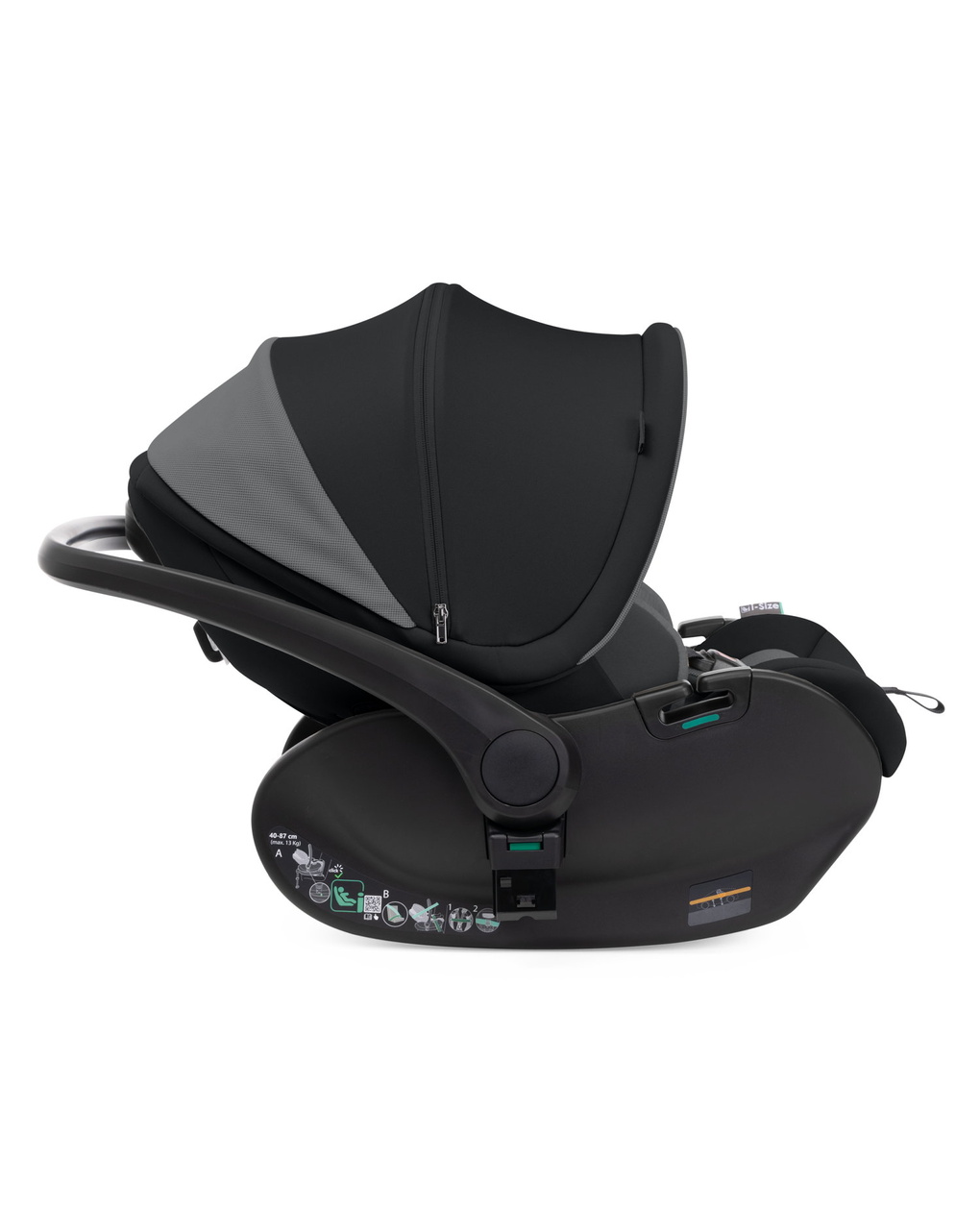 Seggiolino auto first seat recline black satin 40-87cm - chicco