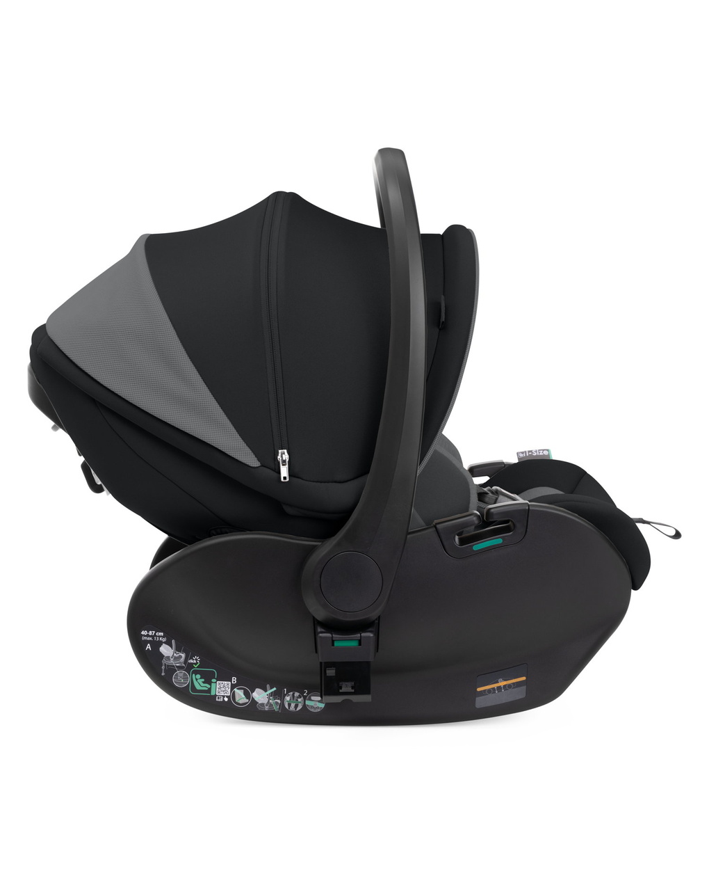 Seggiolino auto first seat recline black satin 40-87cm - chicco