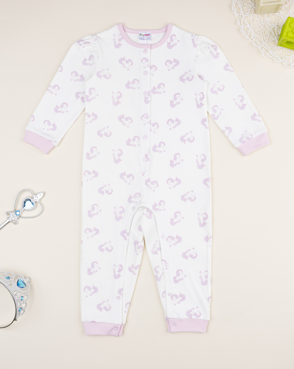 Pigiamone bimba unicorni