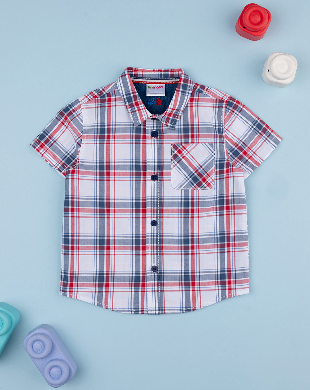 Camicia scozzese bimbo