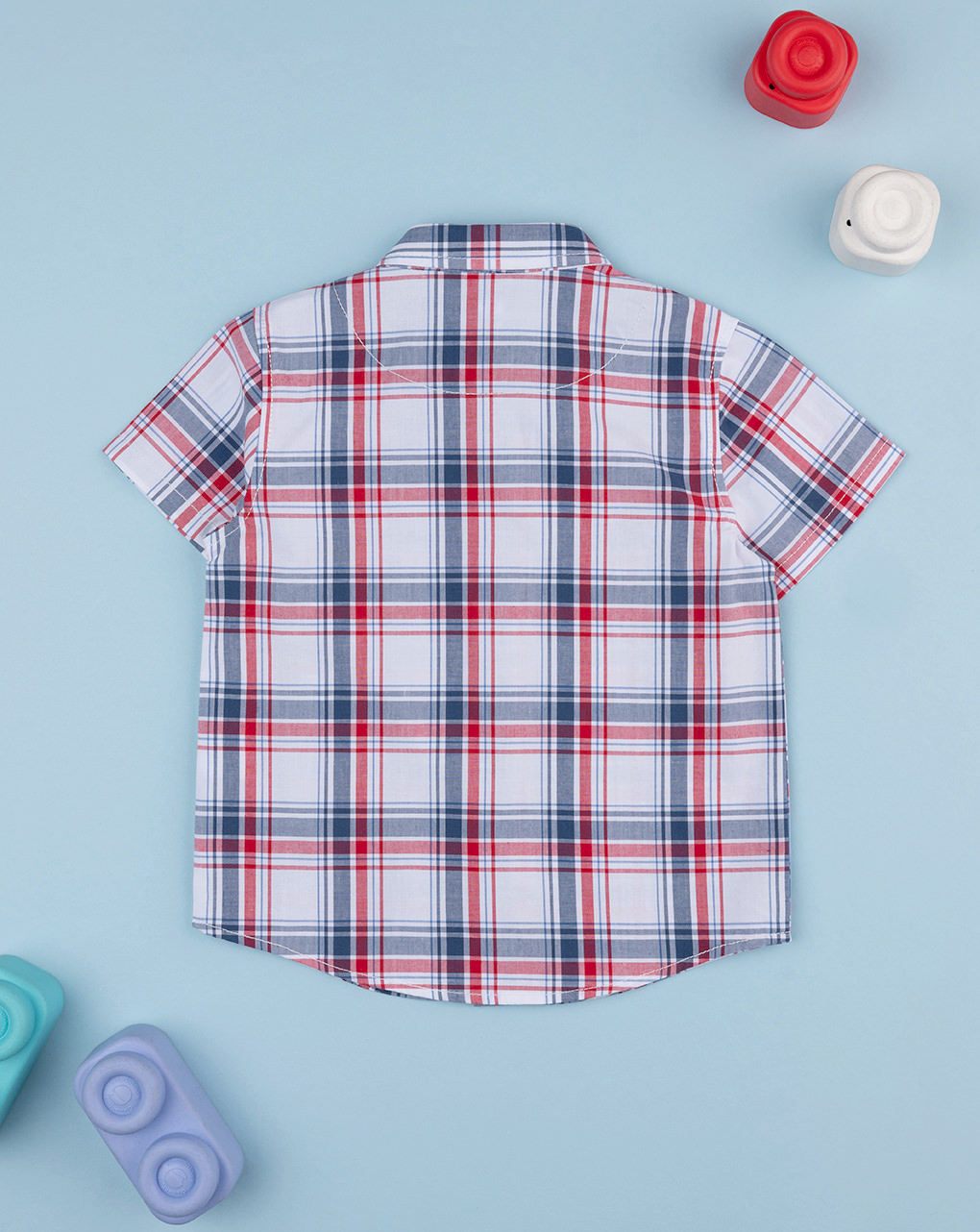 Camicia scozzese bimbo