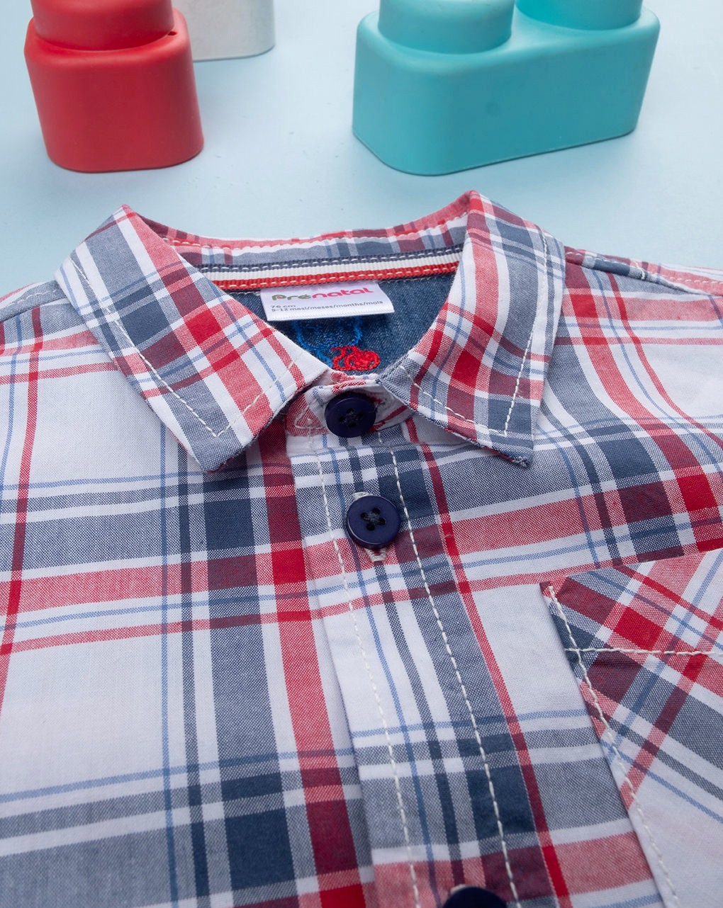 Camicia scozzese bimbo