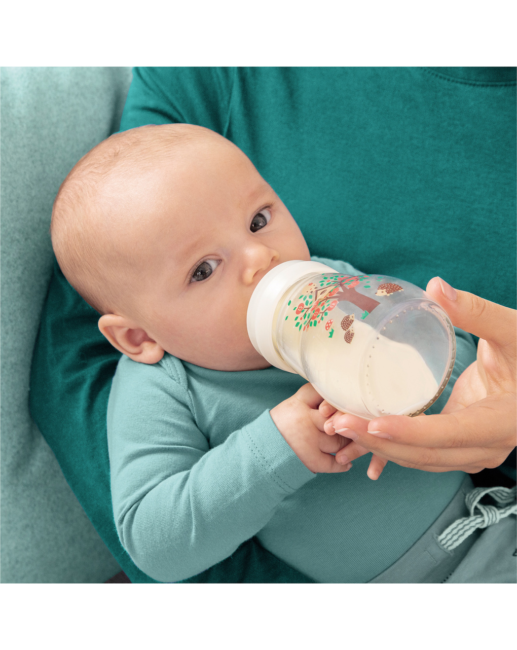 Biberon feel good 260 ml +2mesi con tettarella misura 2, neutro - mam