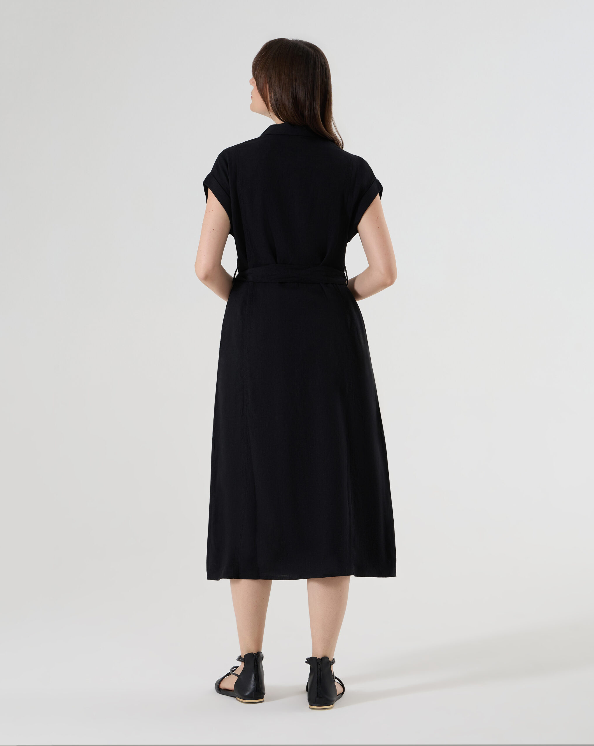 Abito chemisier premaman nero