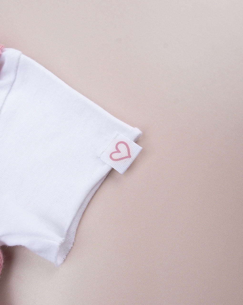 Completo premium bimba t-shirt e salopette lunga rosa