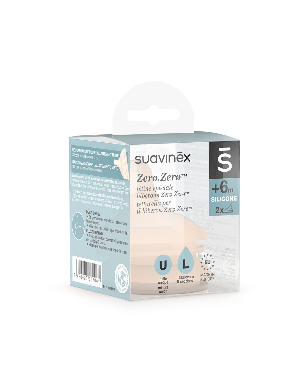 Tettarella zero.zero a flusso denso +6 mesi - suavinex