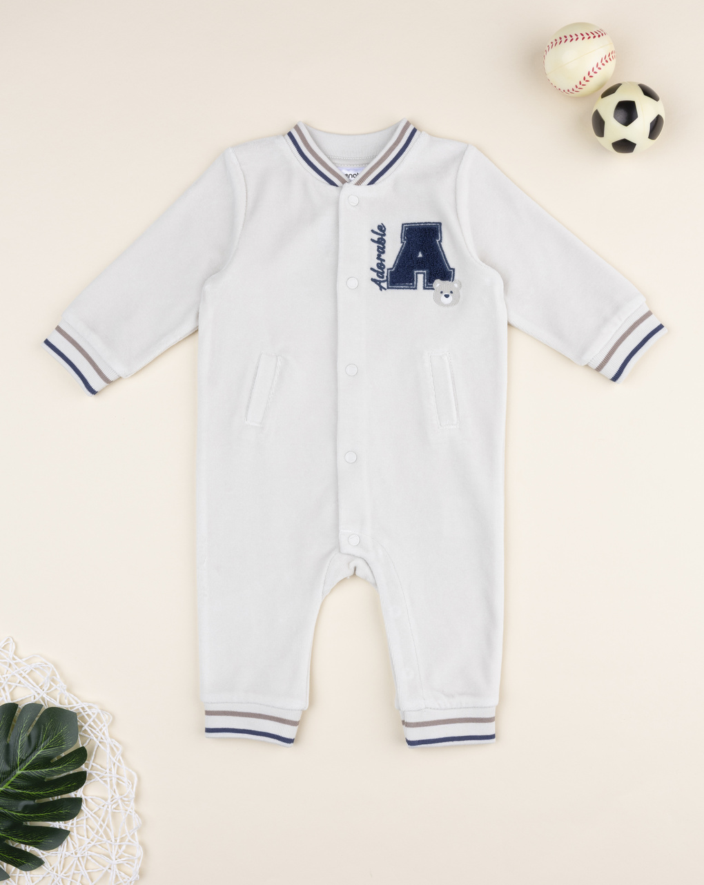 Tutina bimbo beige "adorable"