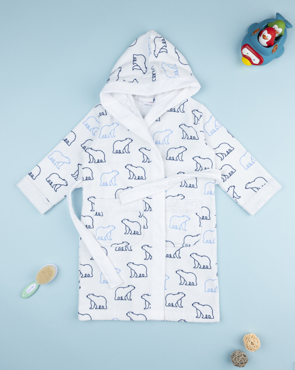 Accappatoio bimbo orsi polari