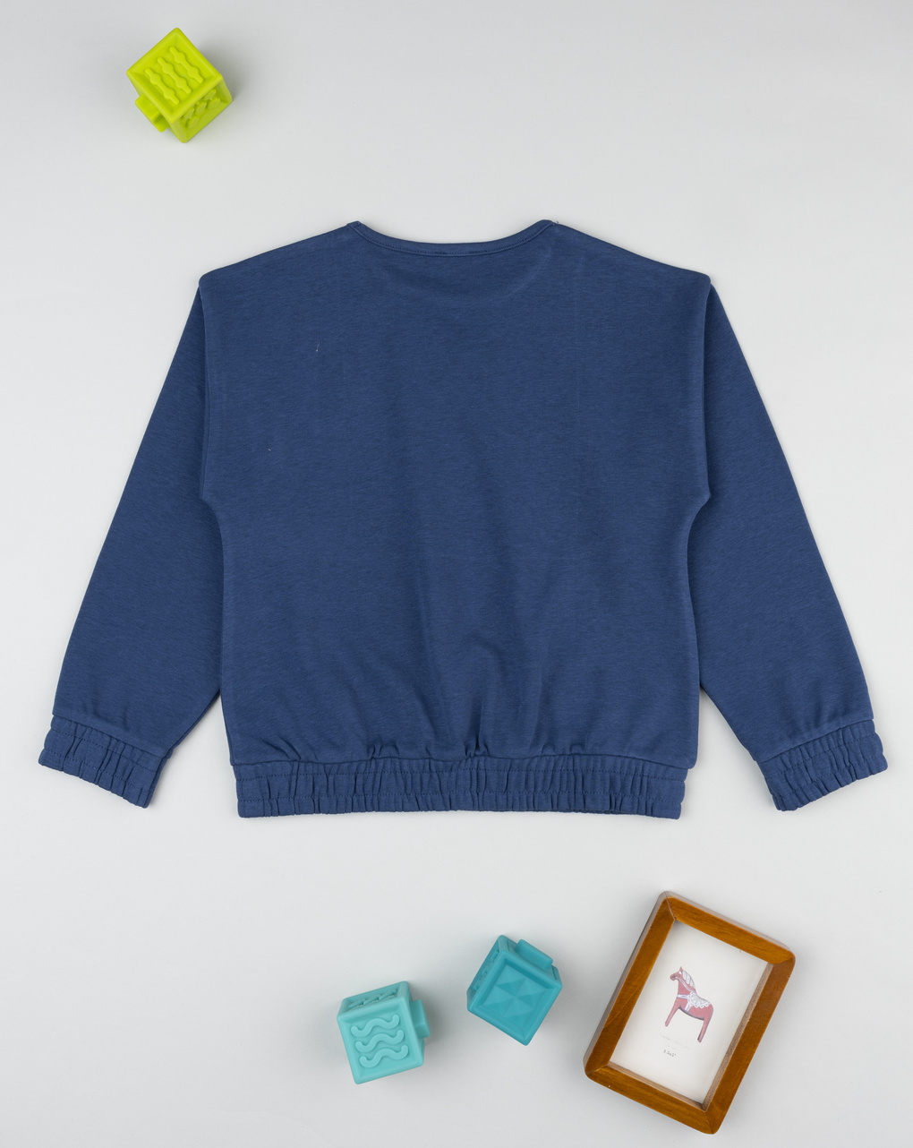 Felpa bambina blu stampa dreams