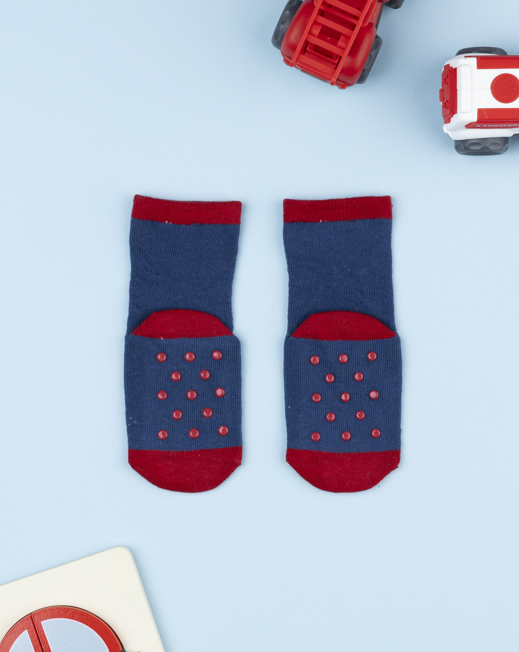 Antiscivolo bimbo blu mezzi