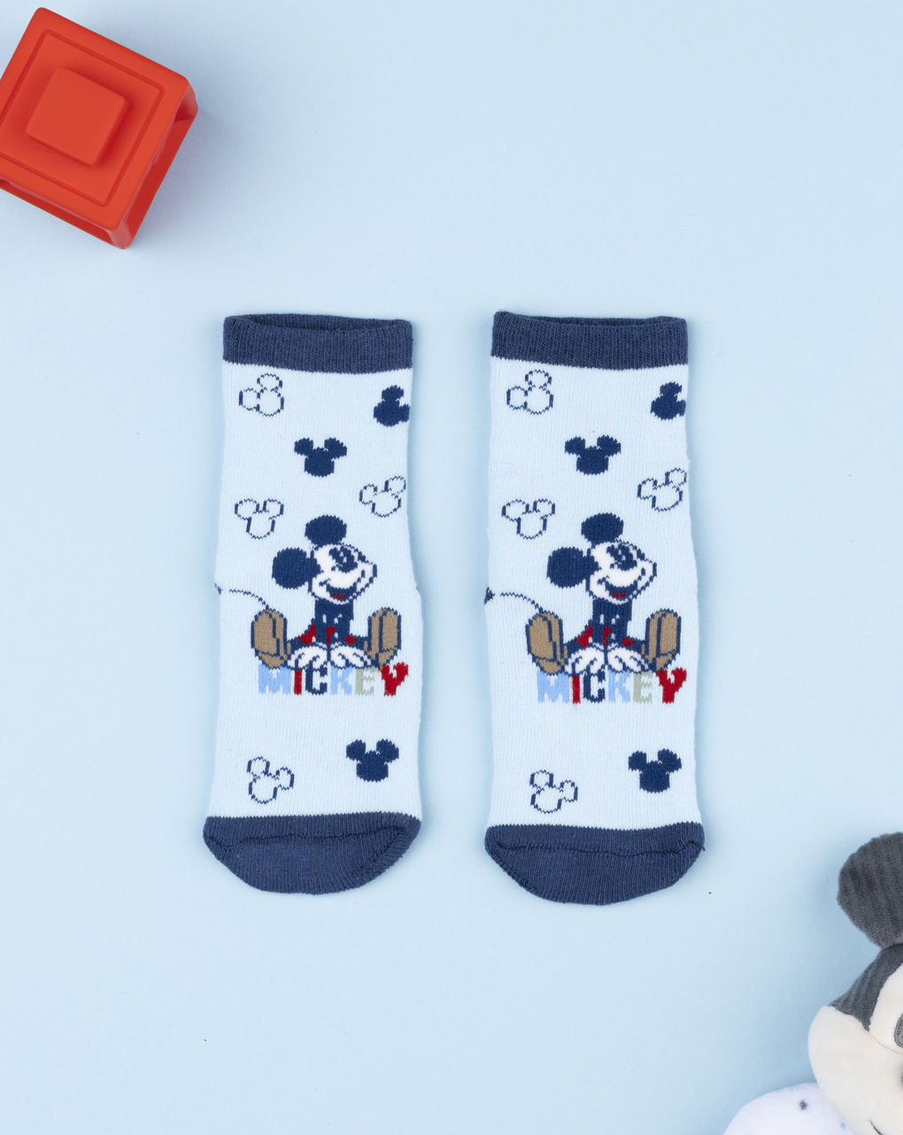 Antiscivolo bimbo blu/azzurro disney topolino