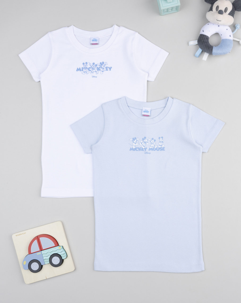 Pack 2 t-shirt bimbo mickey disney