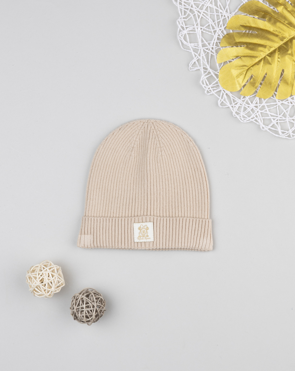 Berretto bimba beige minnie