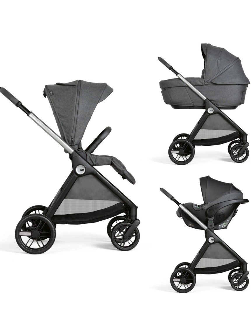 Trio bellagio grand confort kory plus black satin - chicco