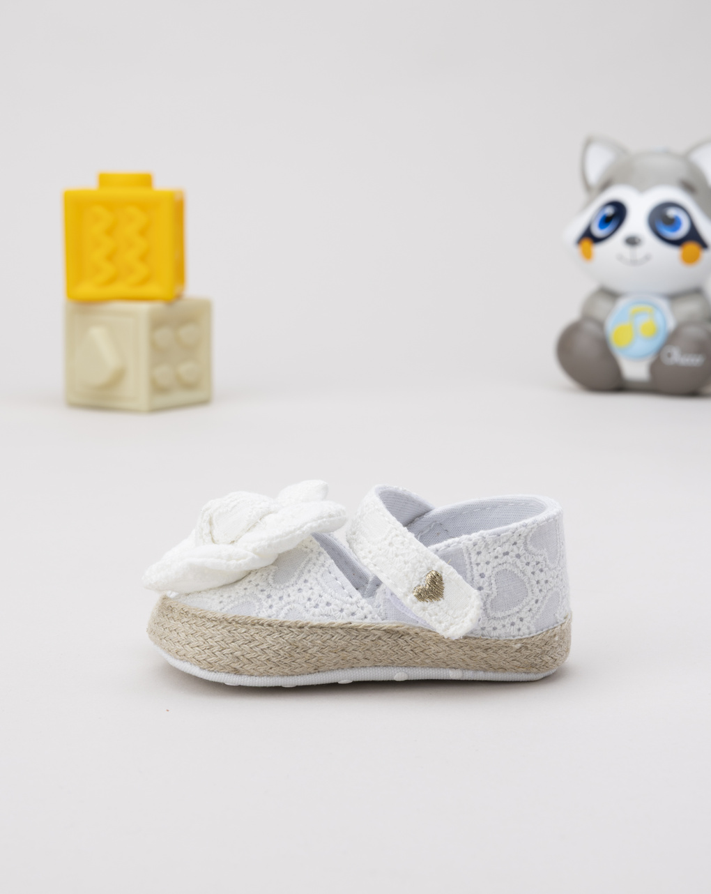 Scarpa neonata sangallo bianco