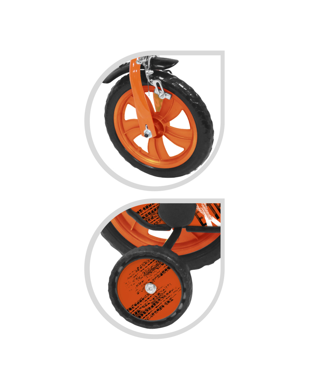 Bicicletta 12'' - arancione