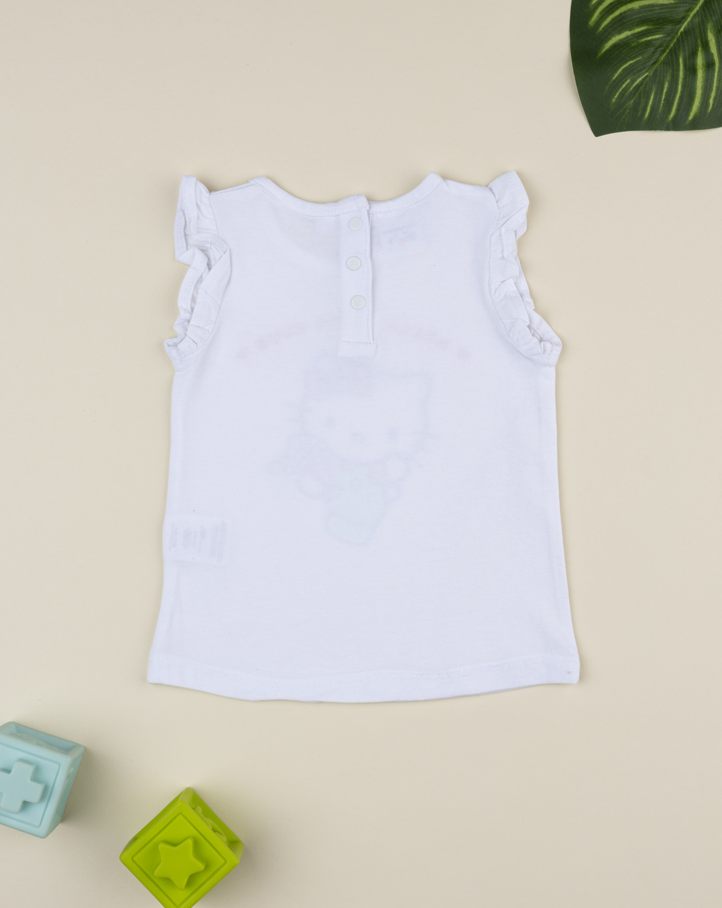 Canotta bimba hello kitty con frill